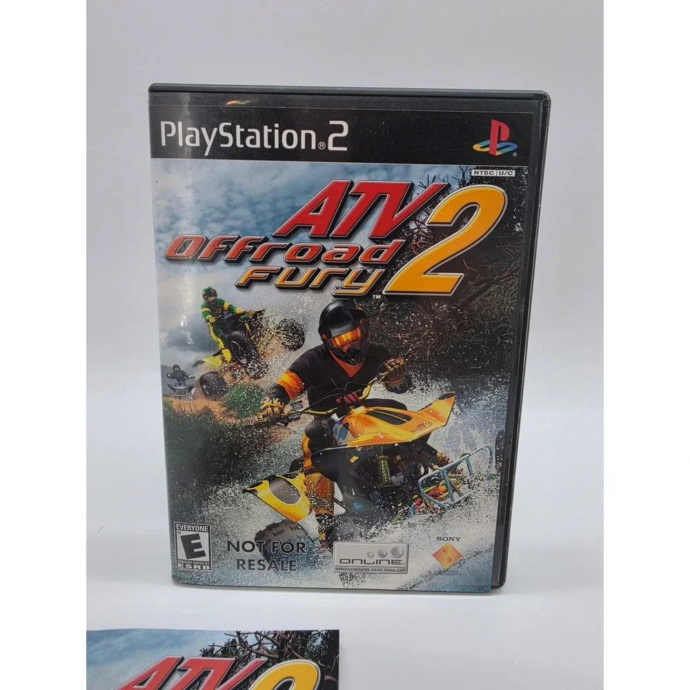ATV Offroad Fury 2 PS2 PlayStation 2 Not For Resale Complete with Manual CIB